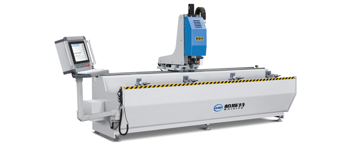 Aluminum profile CNC drilling and milling machining center LXF3-CNC-1200