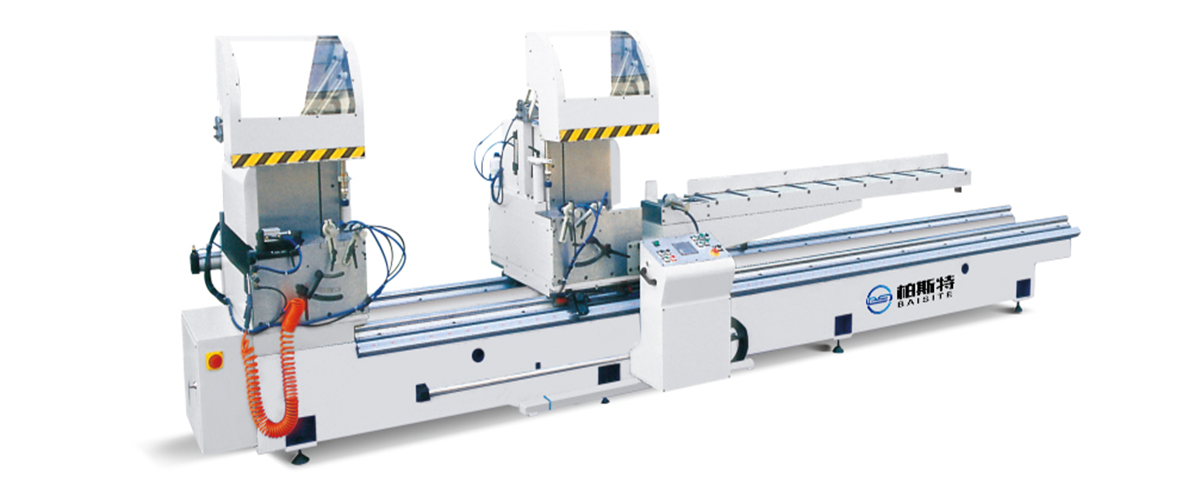 Aluminum profile CNC internal and external swing double head cutting saw LJZ2B-CNC-500 × 4200